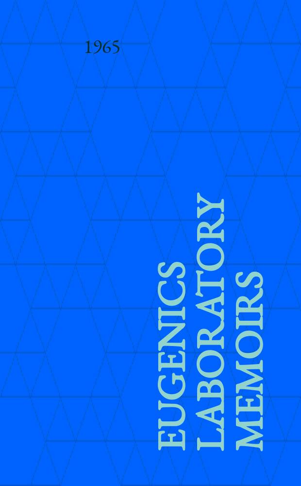 Eugenics laboratory memoirs