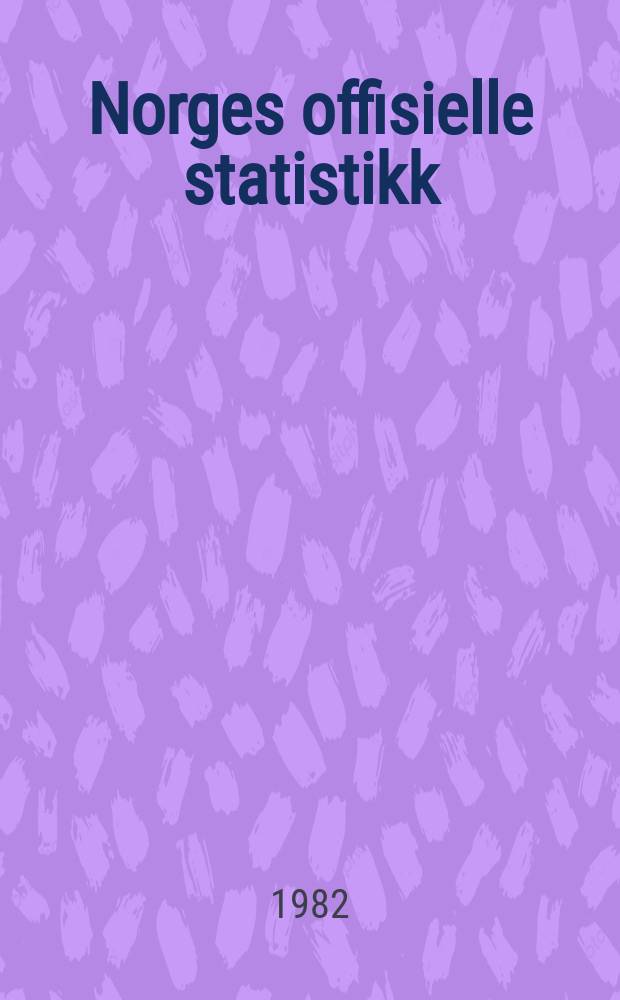 Norges offisielle statistikk