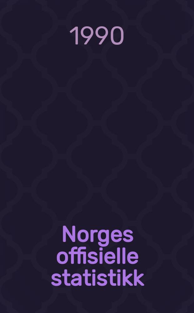 Norges offisielle statistikk