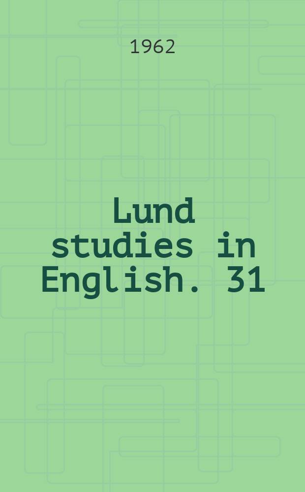 Lund studies in English. 31 : Phonological dialect constituents in the vocabulary of standard English