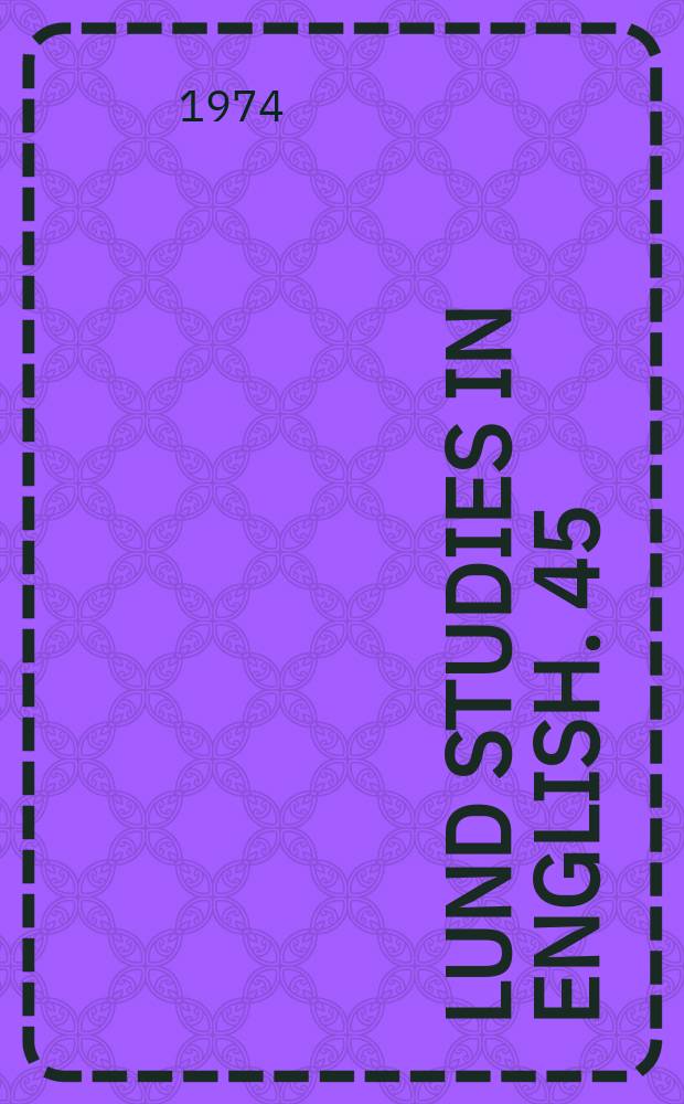Lund studies in English. 45 : A critical facsimile edition of Thomas Batchelor ...