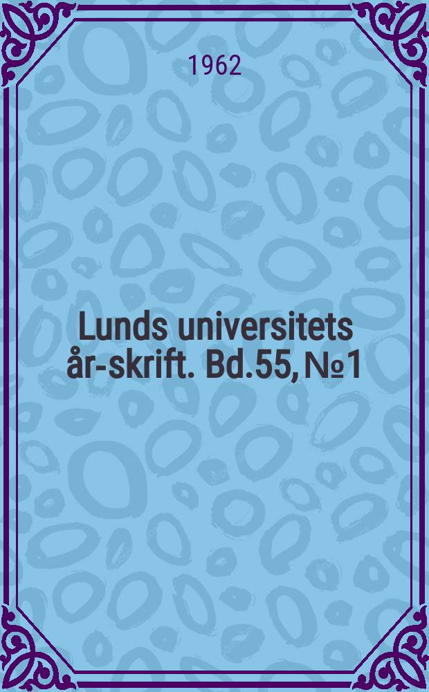 Lunds universitets års- skrift. Bd.55, №1 : Äldre ryska lånord i estniskan