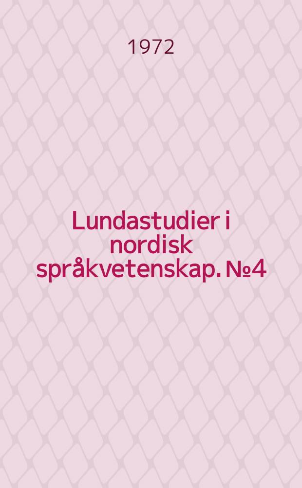 Lundastudier i nordisk språkvetenskap. №4 : Tradition och förnyelse i en modern isländsk diktsamling "Úr landsuari" av Jón Helgason