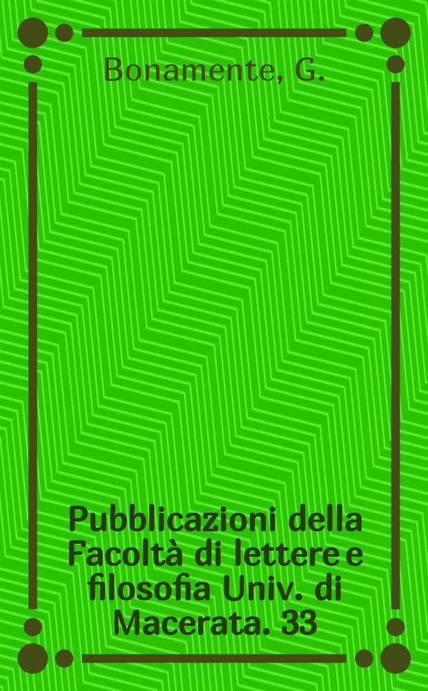 Pubblicazioni della Facoltà di lettere e filosofia Univ. di Macerata. 33 : Giuliano l'Apostate