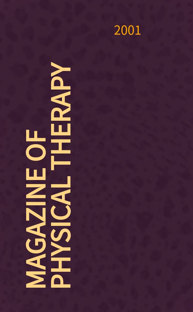 Magazine of physical therapy : Publ. by the Amer. physical therapy assoc. Vol.9, №9