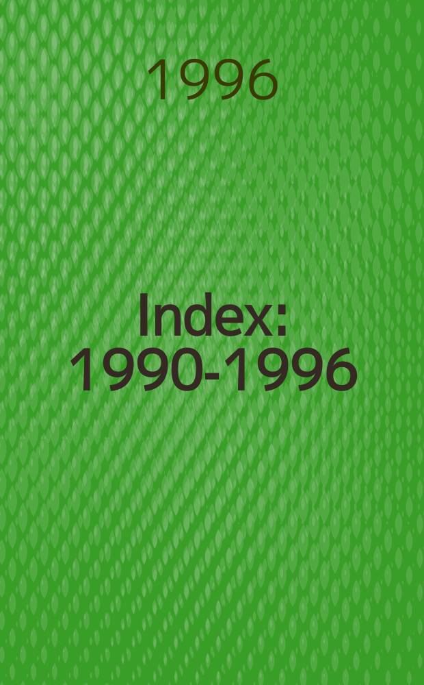 Index : 1990-1996