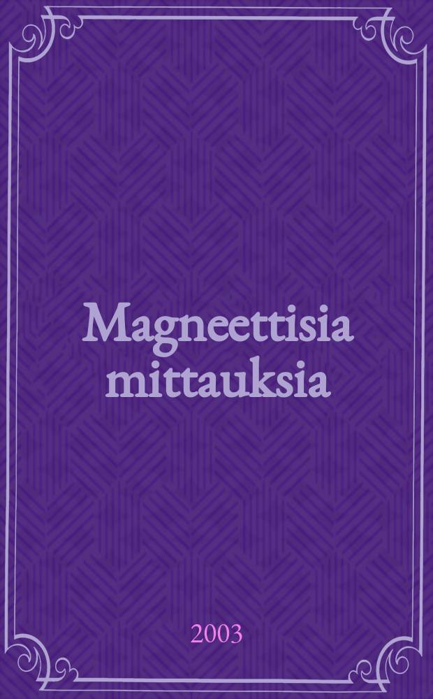 Magneettisia mittauksia