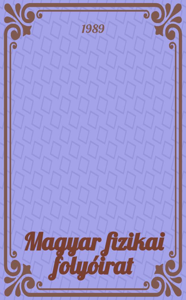 Magyar fizikai folyóirat : A Magyar tudományos akad. 3. Osztályának fizikai közleményei. Köt.36, Füz.2 : Tercentralt köbös fémek mikroszerkezete és mechanikai tulajdonságai