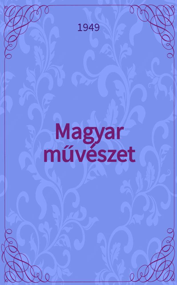 Magyar művészet