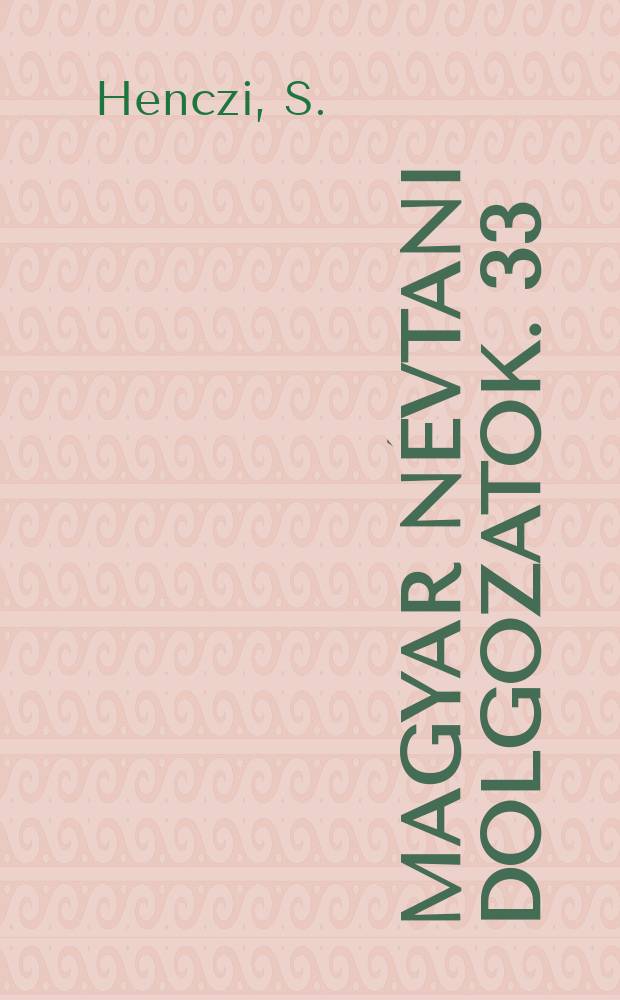 Magyar névtani dolgozatok. 33 : Salomvár helynevei