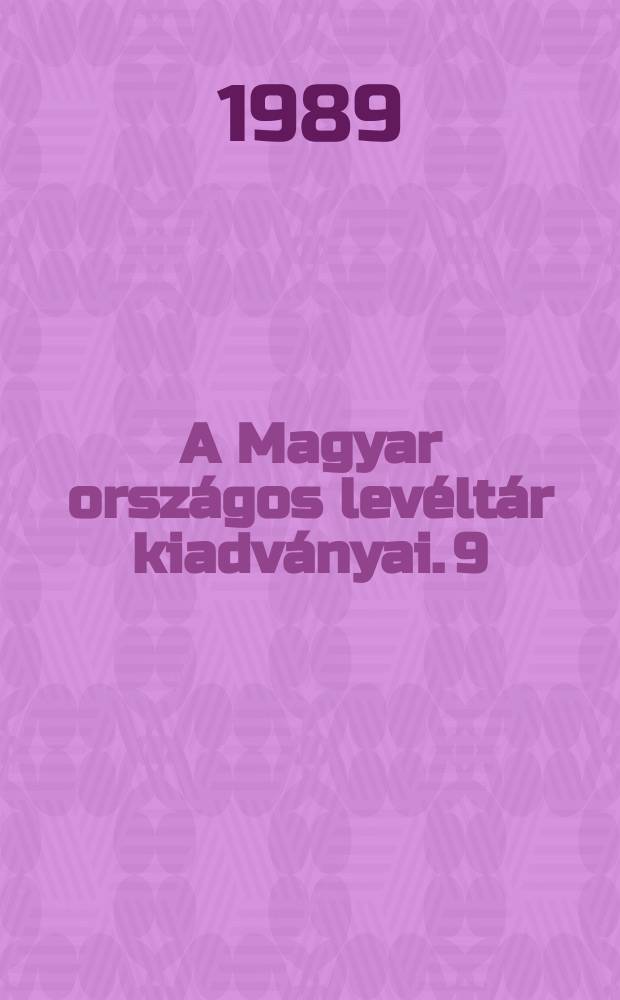 A Magyar országos levéltár kiadványai. 9 : A városi önkormányzat hatásköre Magyarországon