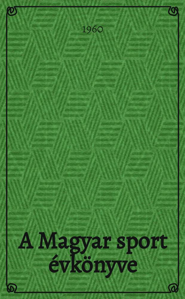 A Magyar sport évkönyve