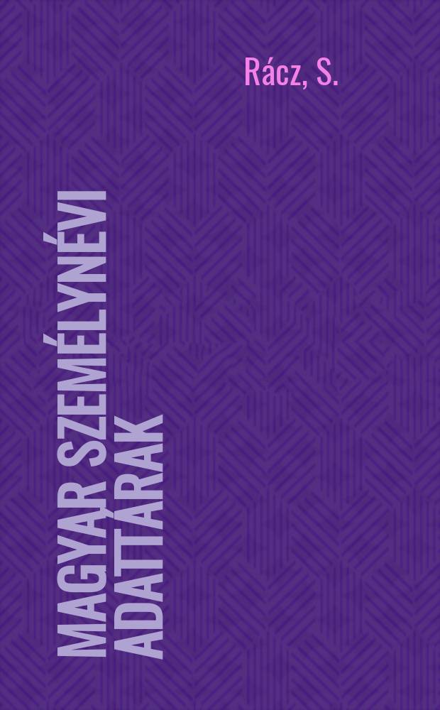 Magyar szem&eacute;lyn&eacute;vi adatt&aacute;rak : Kiadja az ELTE Magyar nyelv&eacute;szeti tansz&eacute;kcsoport N&eacute;vkutat&oacute; munkak&ouml;z&ouml;ss&eacute;ge. 69 : Ferencsz&aacute;ll&aacute;s &eacute;s a volt b&aacute;r&oacute; Gerliczy-majorok