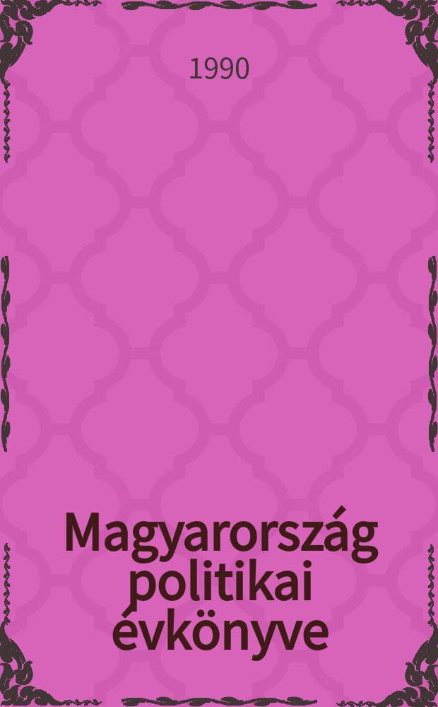 Magyarország politikai évkönyve