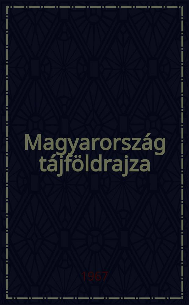 Magyarország tájföldrajza