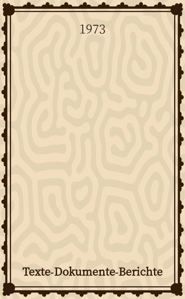 Texte-Dokumente-Berichte : Zum Bildungswesen ausgewählter Industriestaaten. H.1 : Weiterbildung - Bildungsurlaub