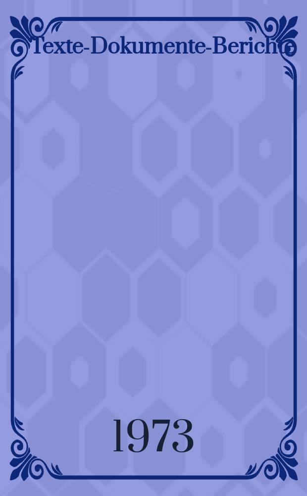 Texte-Dokumente-Berichte : Zum Bildungswesen ausgewählter Industriestaaten. H.4 : Strukturreform - Curriculuminnovation