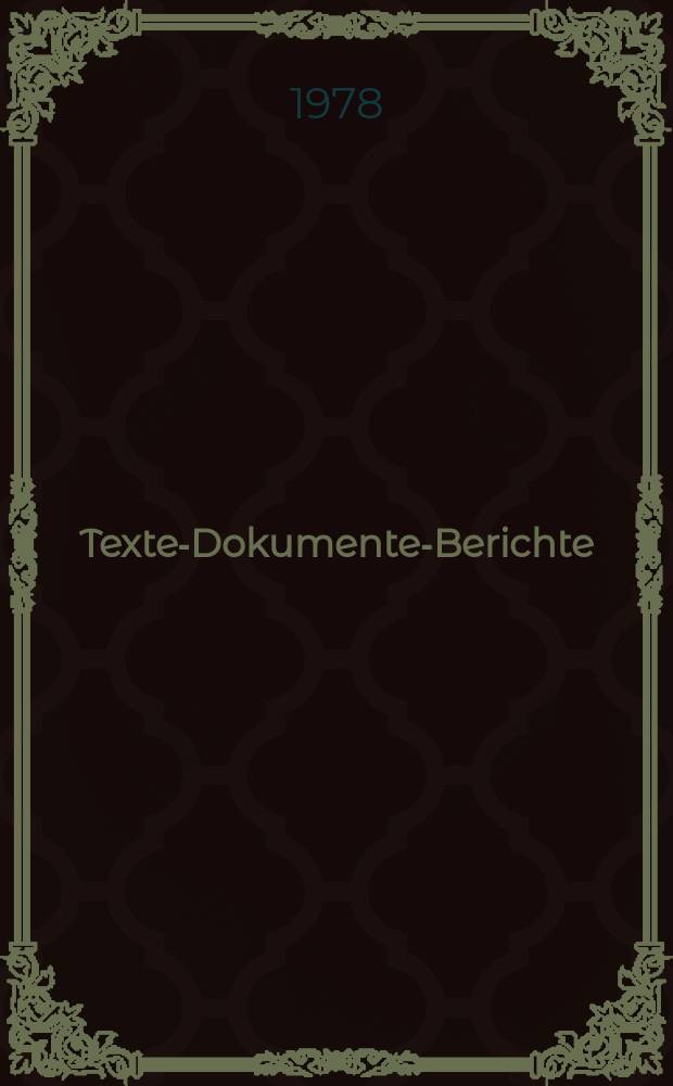 Texte-Dokumente-Berichte : Zum Bildungswesen ausgewählter Industriestaaten. H.22 : Berufliche Weiterbildung