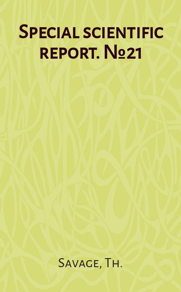 Special scientific report. №21 : Growth of early juvenile stone crabs, Menippe mercenaria (Say, 1819)