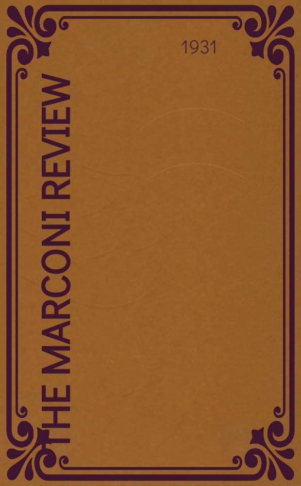The Marconi review