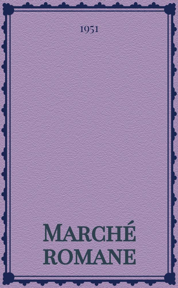 Marché romane