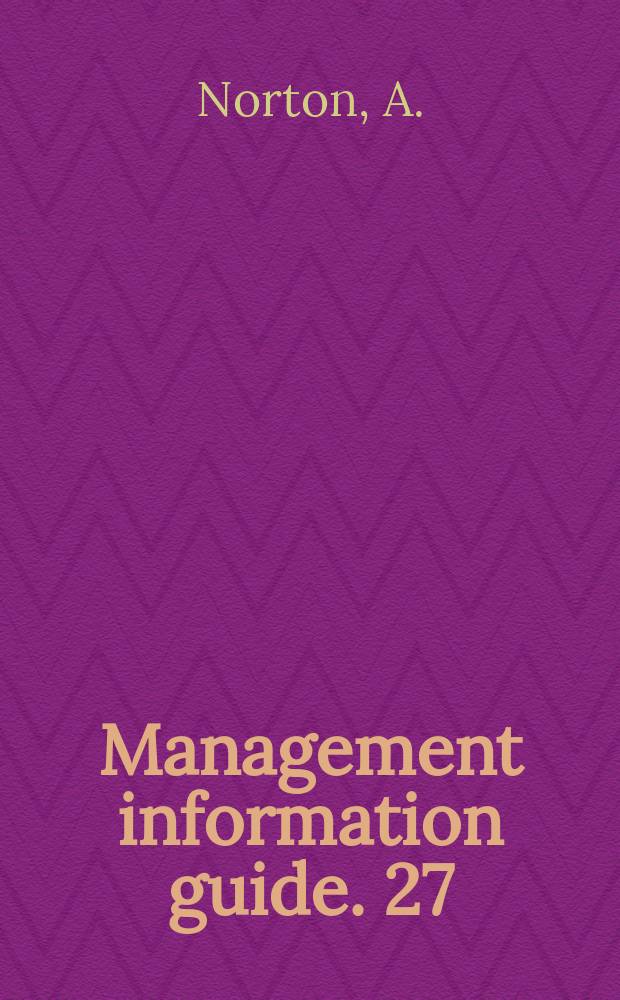 Management information guide. 27 : Public relations