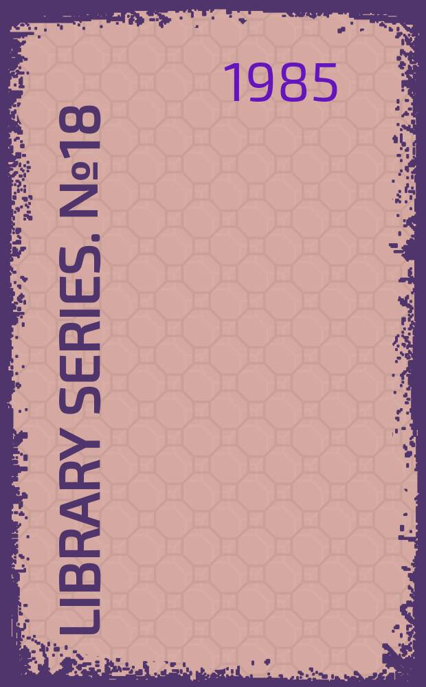 Library series. №18 : Theses on the history of New Zealand