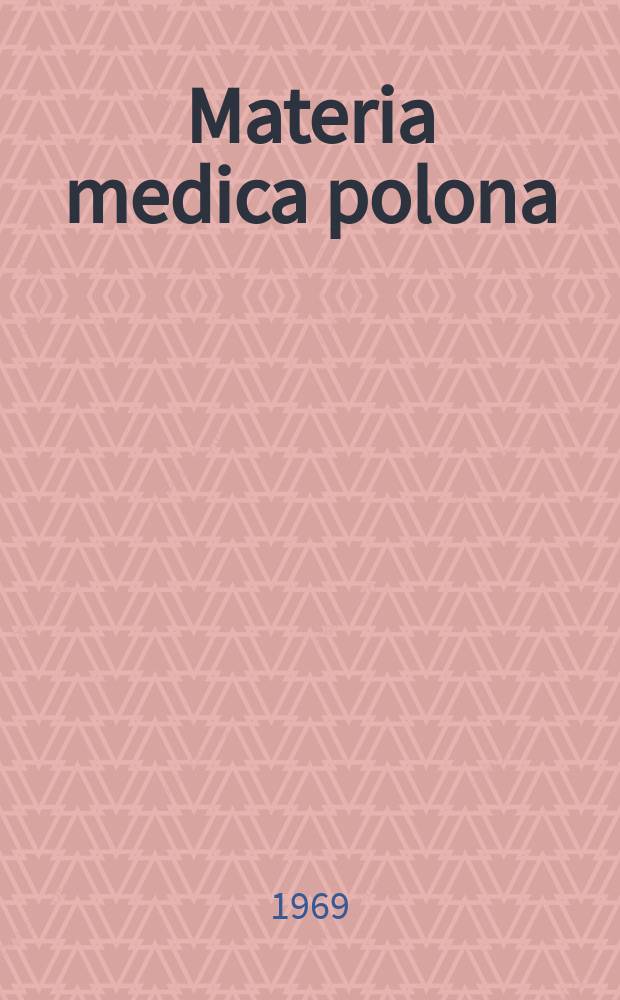 Materia medica polona