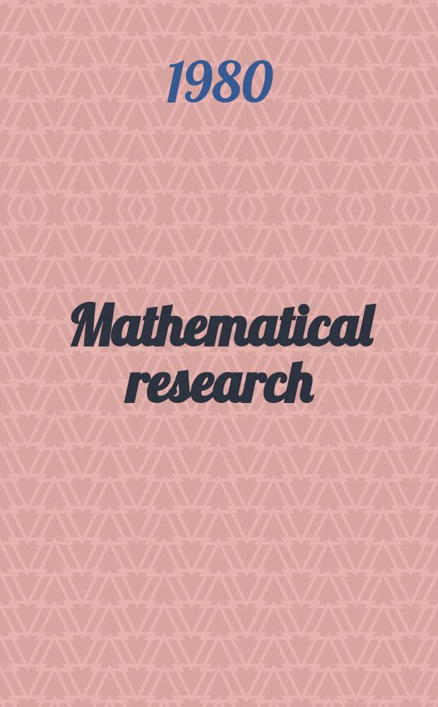 Mathematical research : Wiss. Beitr. Bd.4 : Zur Elastizit&auml;ts- und Thermoelastizit&auml;tstheorie