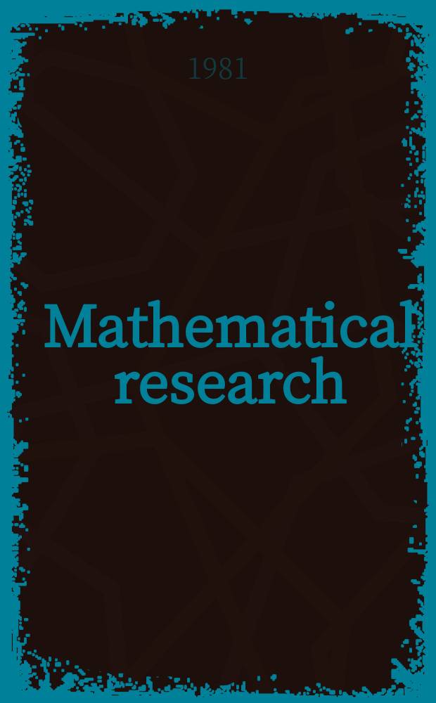 Mathematical research : Wiss. Beitr. Bd.7 : Completeness problems in the structural theory ...