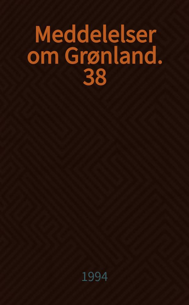 Meddelelser om Grønland. 38 : An annotated checklist to the birds...