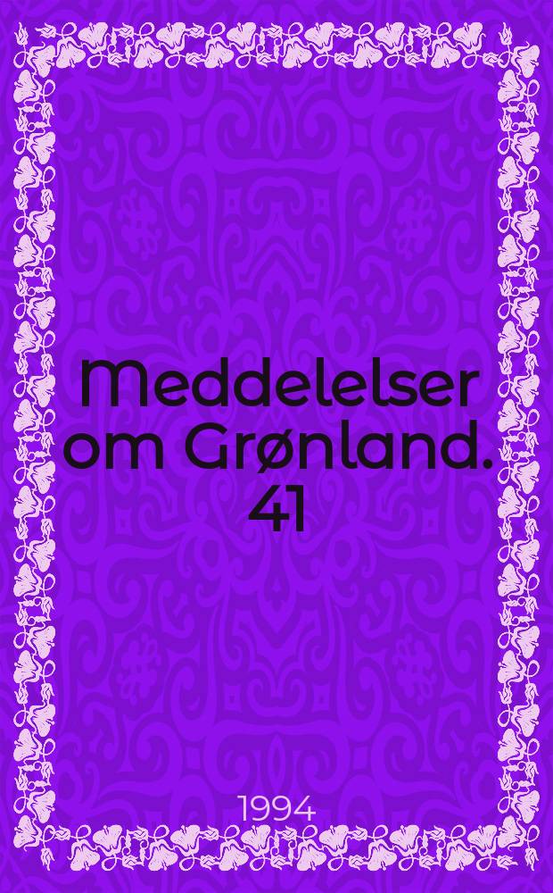 Meddelelser om Grønland. 41 : Studies on freshwater entomostracan ...