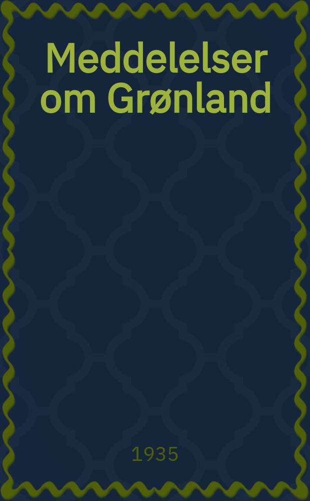 Meddelelser om Grønland : Udg. af Сommissionen for ledelsen af de geologiske og geographiske undersøkelser i Grønland. Bd.93, №3 : Stray contributions to the flora of Greenland
