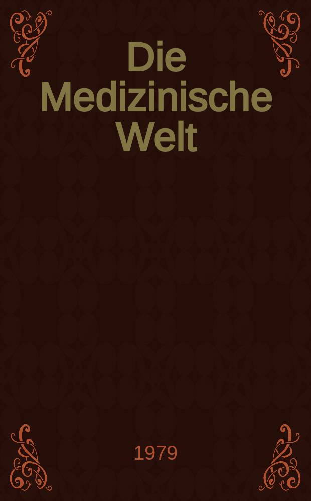 Die Medizinische Welt : Ärztliche Wochenschrift. [Jg.]30 1979, №43