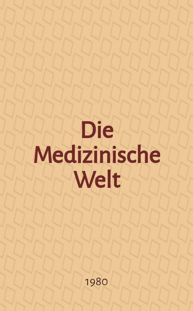 Die Medizinische Welt : Ärztliche Wochenschrift. Bd.31, H.4