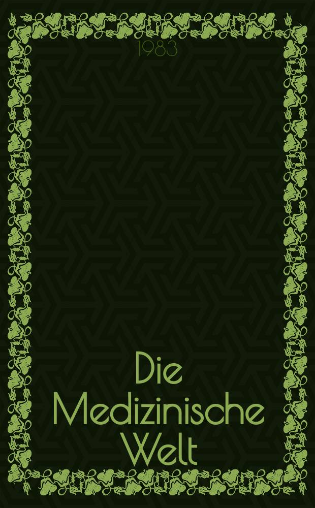 Die Medizinische Welt : &Auml;rztliche Wochenschrift. Bd.34, H.14