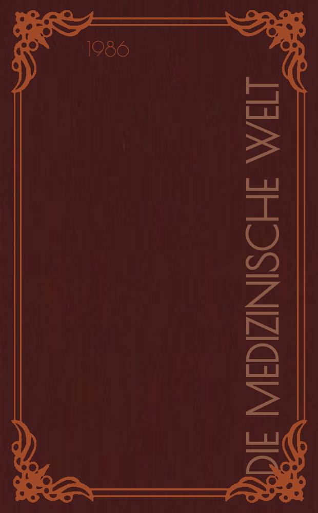 Die Medizinische Welt : Ärztliche Wochenschrift. Bd.37, №18