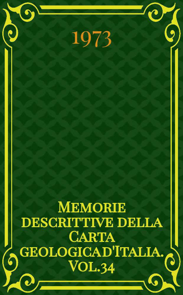 Memorie descrittive della Carta geologica d'Italia. Vol.34 : Sintesi geologica e geofisica riguardante l'area Veneziana e zone limitrofe