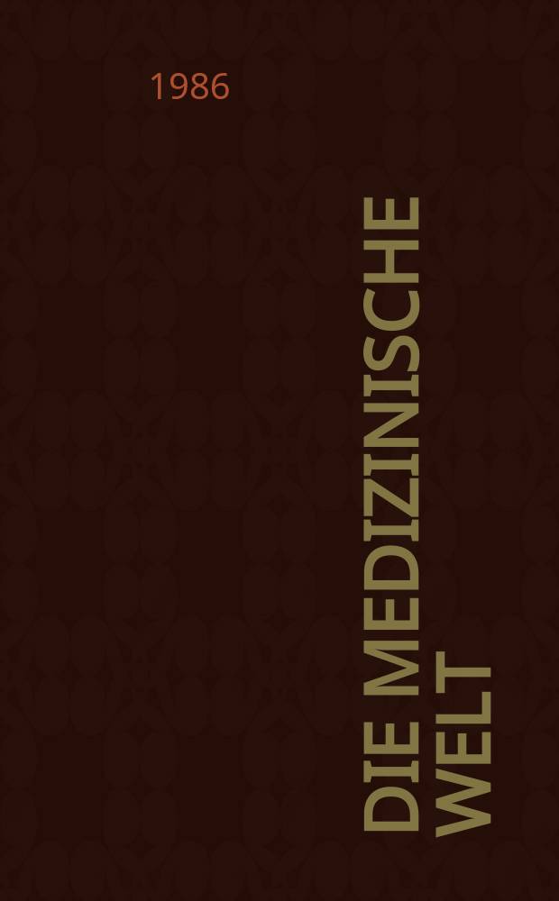 Die Medizinische Welt : Ärztliche Wochenschrift. Bd.37, №25