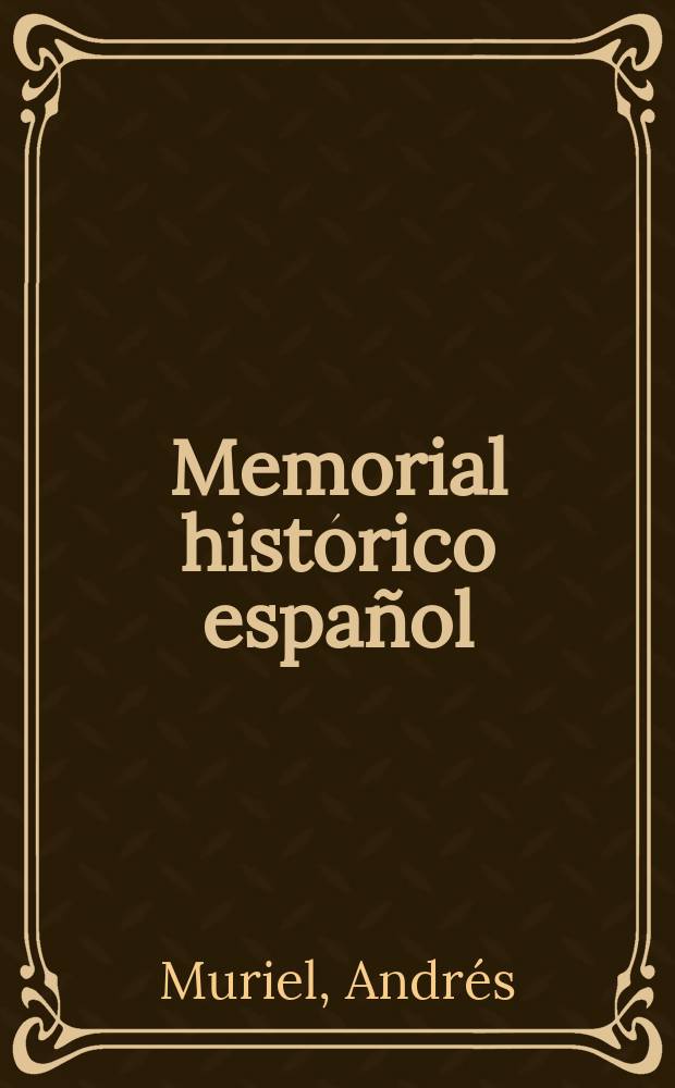Memorial histórico español : Colección de documentos, opúsculos y antigüedades, que publica la Real Academia de la Historia. T.33 : Historia de Carlos IV