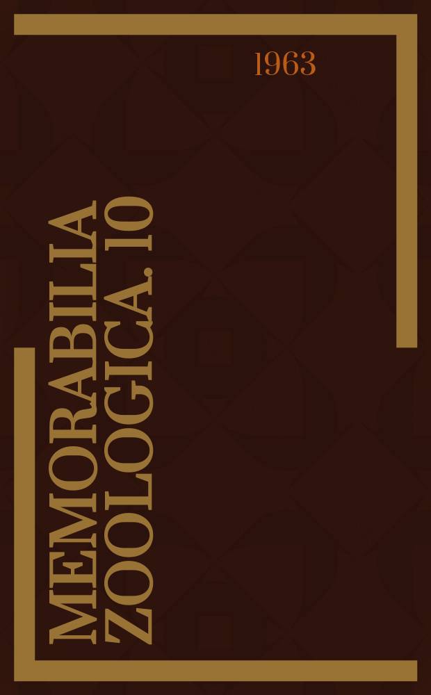 Memorabilia zoologica. 10 : Zarys rozwoju fizjografii Polski ze szczególnym uwzględnieniem faunistyki (od czasów najdawniejszych do roku 1918)