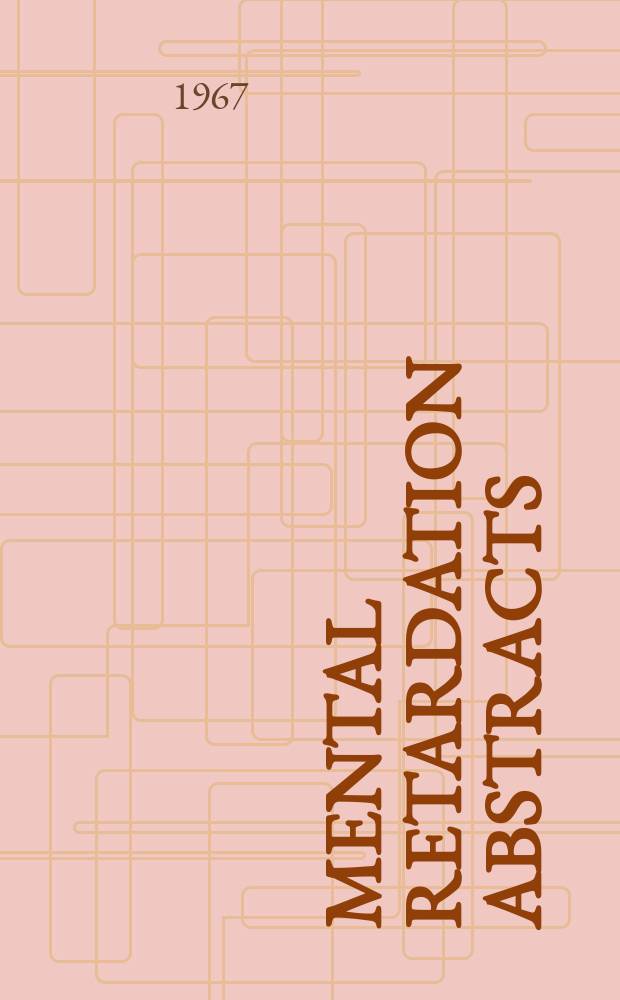 Mental retardation abstracts