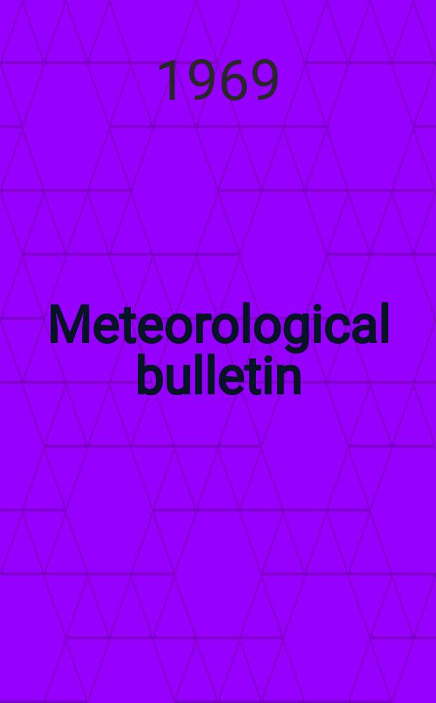 Meteorological bulletin