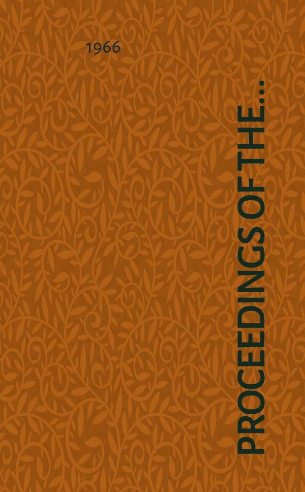 Proceedings [of the] .. : Annual meeting. 21, 2 : Modern developments in powder metallurgy
