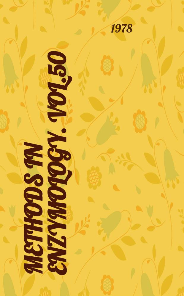 Methods in enzymology. Vol.50 : Complex carbohydrates