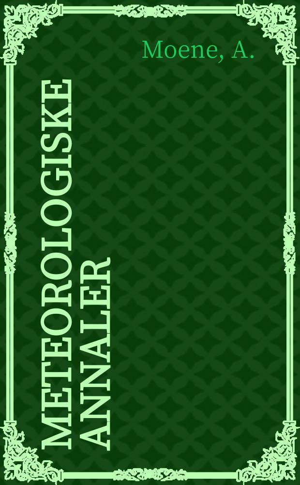 Meteorologiske annaler : Utgitt av det Norske meteorologiske inst. i samarbeid med. Univ. inst. for teoretisk meteorologi. Bd.5, №12 : On nonstandard propagation of radar waves in a troposphere with stratified water vapor concentration due to limited vertical mixing