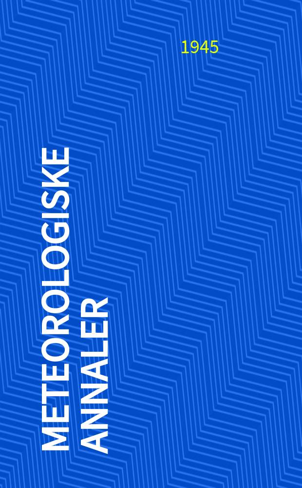 Meteorologiske annaler : Utgitt av det Norske meteorologiske inst. i samarbeid med. Univ. inst. for teoretisk meteorologi. Bd.2, №7 : Evaluation of the gradient wind