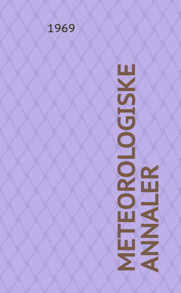Meteorologiske annaler : Utgitt av det Norske meteorologiske inst. i samarbeid med. Univ. inst. for teoretisk meteorologi. Bd.5, №8 : The climate and its recent variations at the Norwegian arctic stations