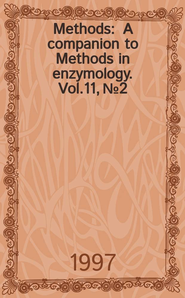 Methods : A companion to Methods in enzymology. Vol.11, №2 : In vivo foot printing analysis of protein - nucleic acid interactions