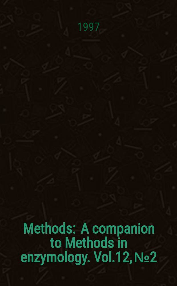 Methods : A companion to Methods in enzymology. Vol.12, №2 : Cellular requirements for tumor immunity